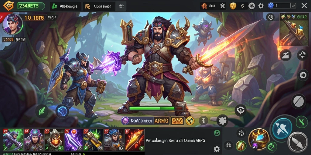 Tangkapan layar utama dari gameplay seru 1234BETS.