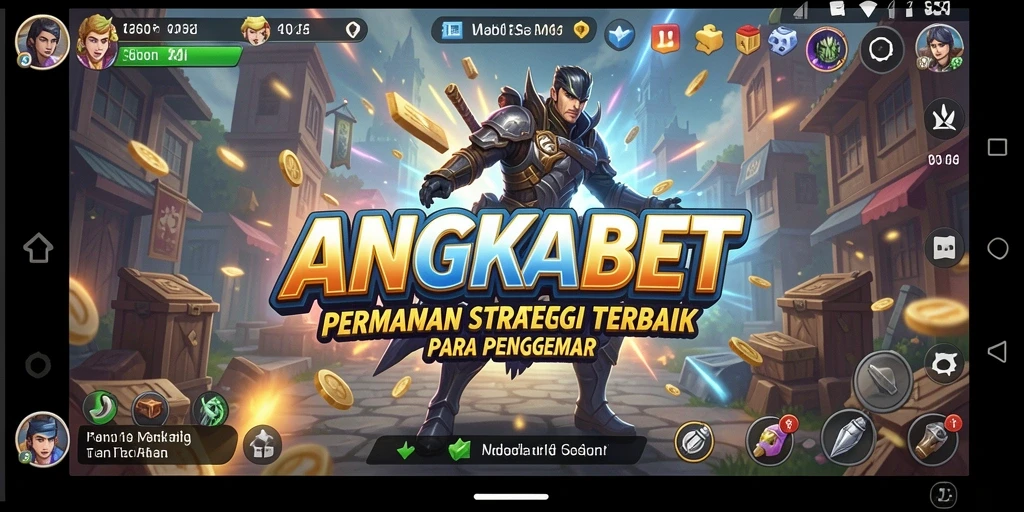 Tampilan gameplay Strategy yang mendebarkan dalam ANGKABET.