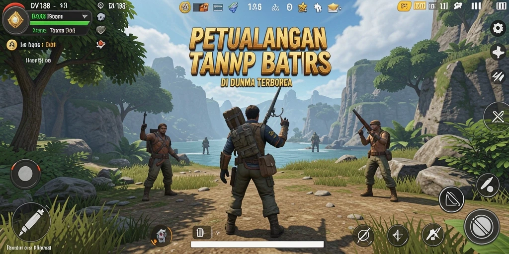Tampilan gameplay DV188 yang menarik dalam dunia Open World.