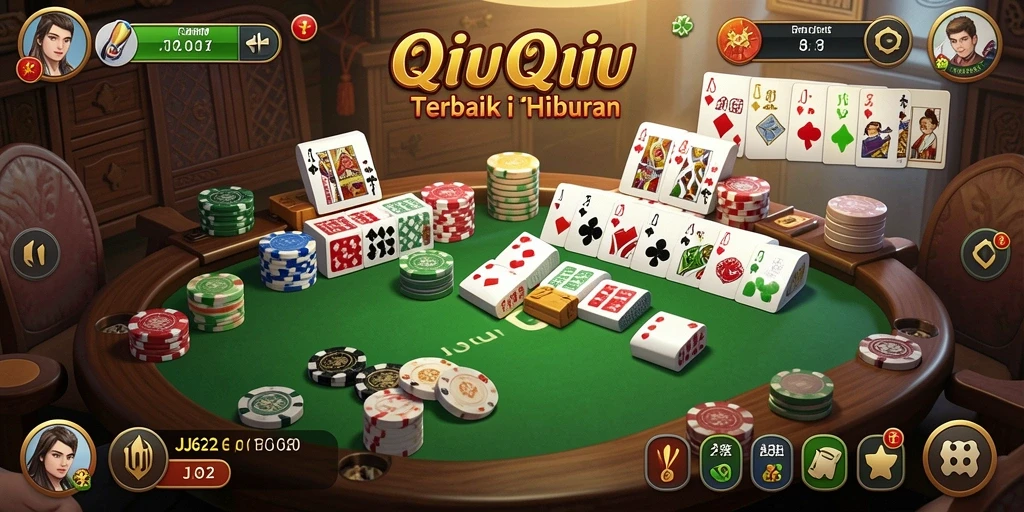 Screenshot utama JJ62 menampilkan gameplay QiuQiu yang seru dan menarik.