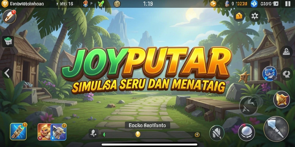 Tampilan utama gameplay JOYPUTAR yang menarik dan interaktif.