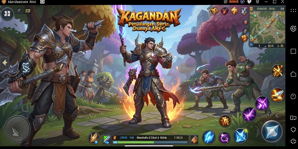 Screenshot gameplay KAGANDAN menunjukkan aksi seru dalam pertarungan.