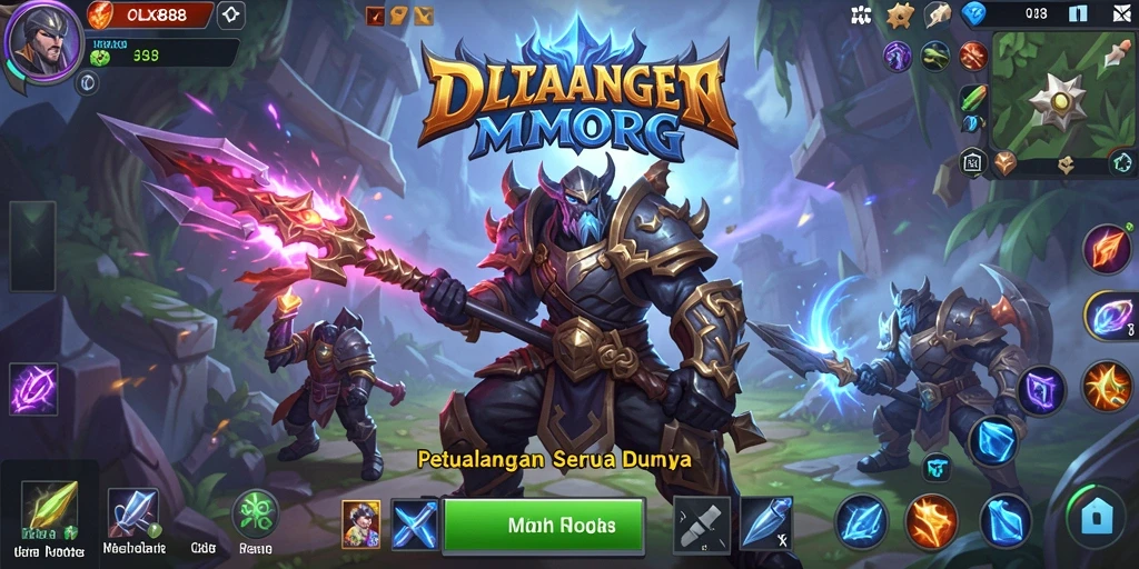 Screenshot dari gameplay OLX888 dengan aksi seru dan petualangan mendebarkan.