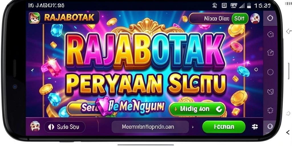 Tampilan gameplay menarik dari RAJABOTAK menunjukkan keseruan bermain Slot.
