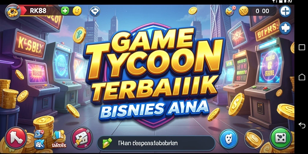 Tampilan gameplay <strong>RK88</strong> yang menarik dan penuh strategi bisnis.