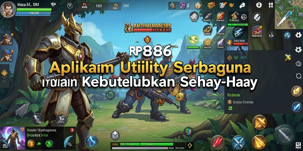 Tampilan antarmuka aplikasi RP886 yang menawan dan fungsional.