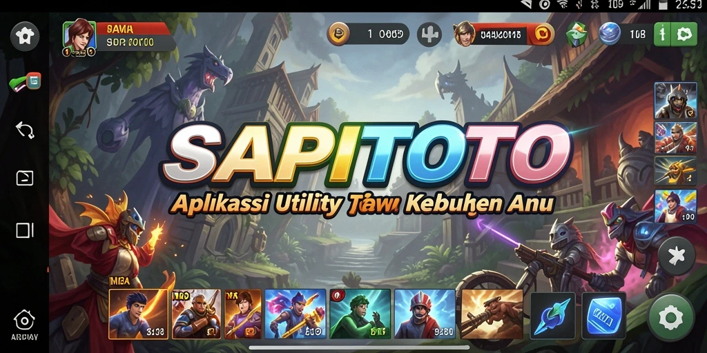 Tampilan antarmuka aplikasi SAPITOTO yang intuitif dan ramah pengguna.