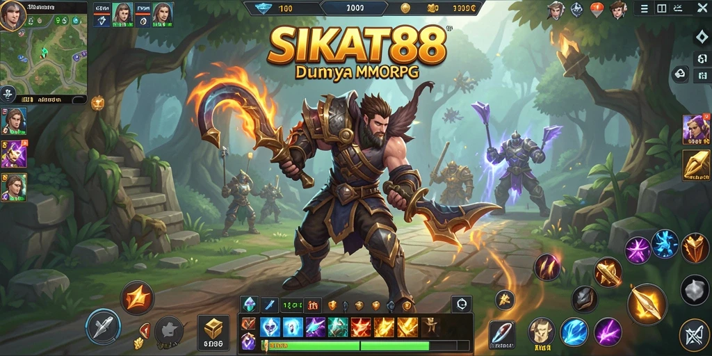 Gameplay MMORPG yang mendebarkan dalam SIKAT88 dengan grafik yang menakjubkan.