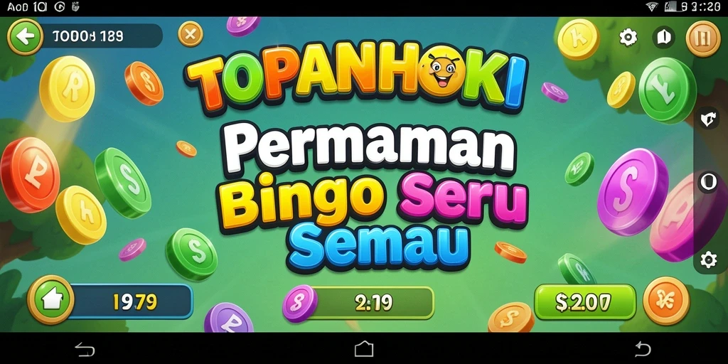 Tampilan menarik gameplay Bingo di TOPANHOKI.
