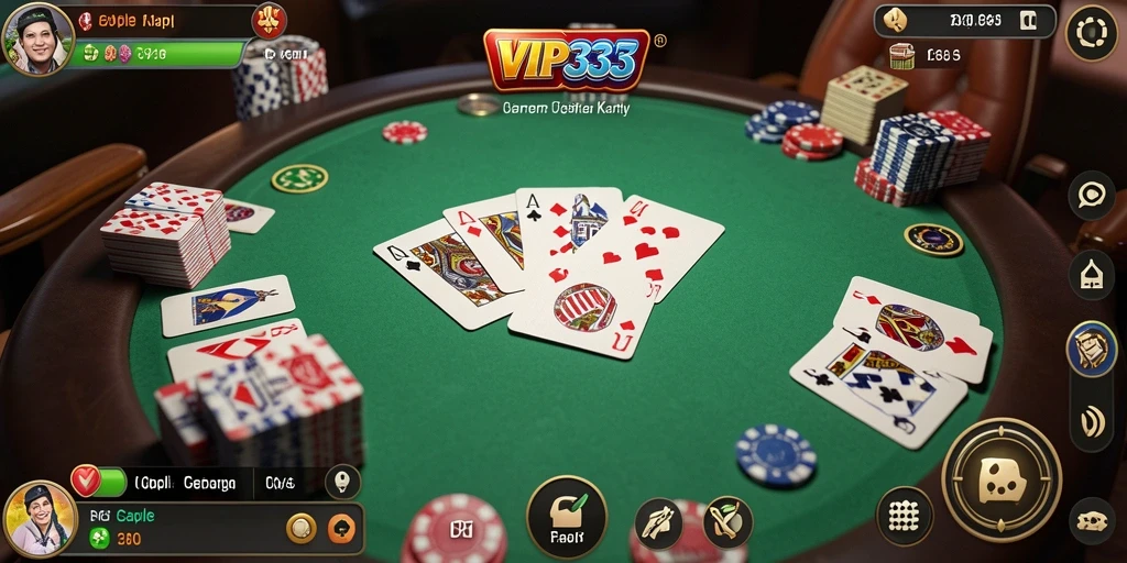 Tampilan gameplay Gaple yang seru dan menantang di VIP333.